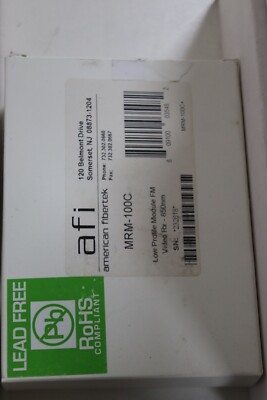 NEW American FiberTek / AFI MRM-101C MODULE FM