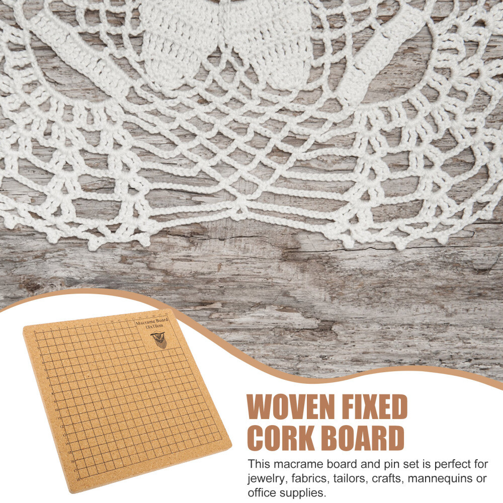 DIY macrame board Macrame Cork Board Macrame Board And Pin Macrame Supplies