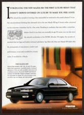 1992 MAZDA 929 Vintage Original Print AD Black luxury car photo just feels right