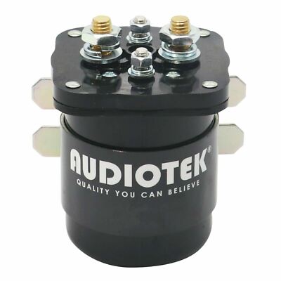 Audiotek 500A 12V Continuous 500 Amp Mobile Audio Relay and Battery Isolator