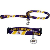 Hunter Louisiana State University Pet Combo Set Large (collar, Lead, Id Tag) on sale Hunter Louisiana State University Pet Combo Set Large (collar, Lead, Id Tag) on sale