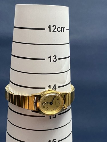 Vintage Timex Q K Cell Ladies Gold Tone Oval Analog Quartz Watch - Working - Picture 12 of 12