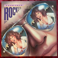 Rockets Back Talk 1981 Elektra White Label PROMO Stereo LP Original Inner Sleeve