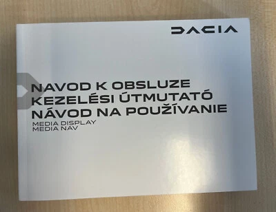 Dacia Bedienungsanleitung original Media Display 01/2023, neu, mehrsprachig, - Bild 1 von 4