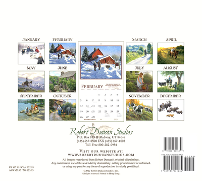 2023 Robert Duncan "Simple Things" Deluxe Wall Calendar NEW! | eBay