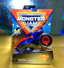 2022 Spin Master Monster Jam - SUPERMAN Diecast Monster Truck (w/ Wheelie Bar)