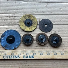 6PCS 2 in Roll Lock Die Grinder Sanding Pads Medium Surface Conditioning Discs