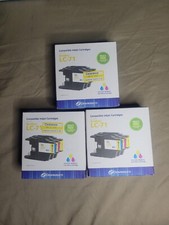  Lot of 3 Brother inkjet LC-71 MultiPack Ink Cartridges