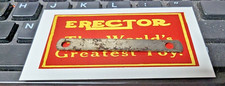 20'S WHITE TRUCK NICKEL LINK A.C. GILBERT ERECTOR SET