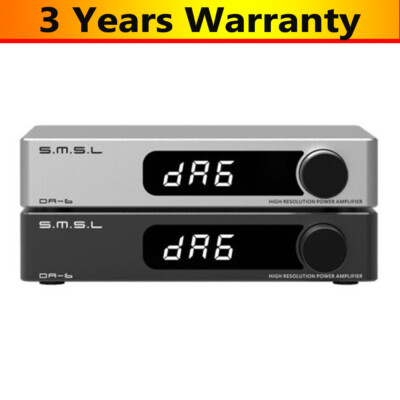 SMSL DA-6 High Resolution Power Amplifier 70Wx2 Hifi Power Amp + Remote Control