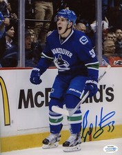 Vancouver Canucks Bo Horvat Signed Autographed 8x10 NHL Photo ACOA #22