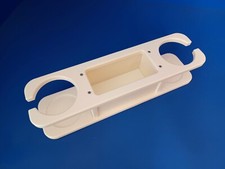 Double Drink Cup Holder With Storage Box Starboard No Suction Cups Seafoam Double Drink Cup Holder With Storage Box Starboard No Suction Cups Seafoam