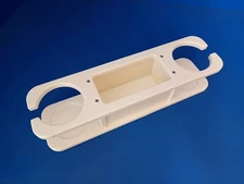 Double Drink Cup Holder With Storage Box (Starboard) No Suction Cups SEAFOAM