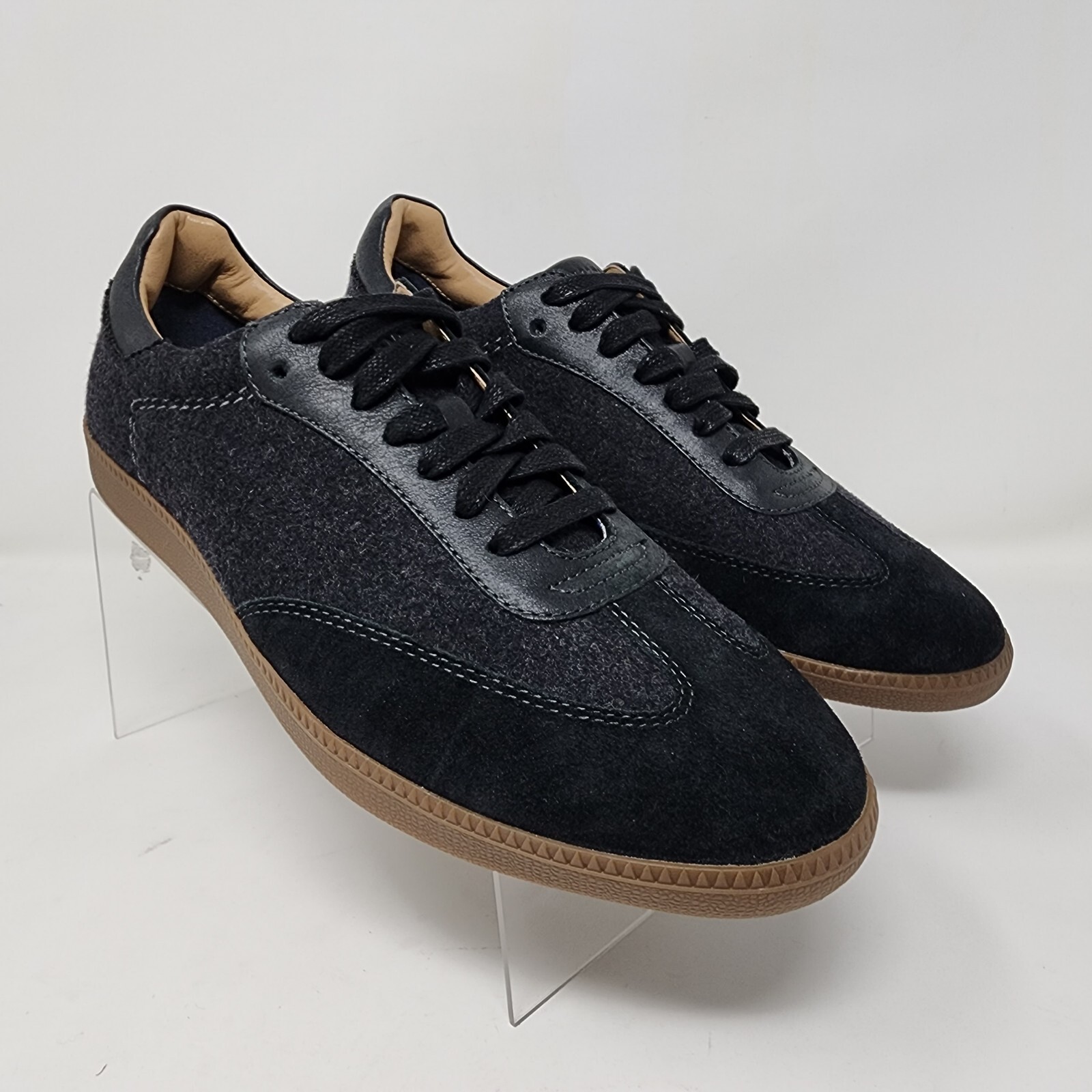SAOLA Scarpe da corsa Lucky Brand uomo 8 nere Donovan stringate lana scamosciata sneakers palestra