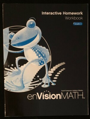2nd - EnVision Math Interactive HOMEWORK WORKBOOK - Teachers/Homeschool/Tutors