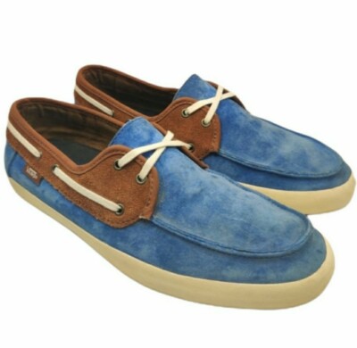 VANS Chauffeur Boat Shoes Suede Two Tone Women Preppy - Main Image