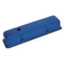 Moroso 68005 Aluminum Valve Covers - Blue Pc For Sbc