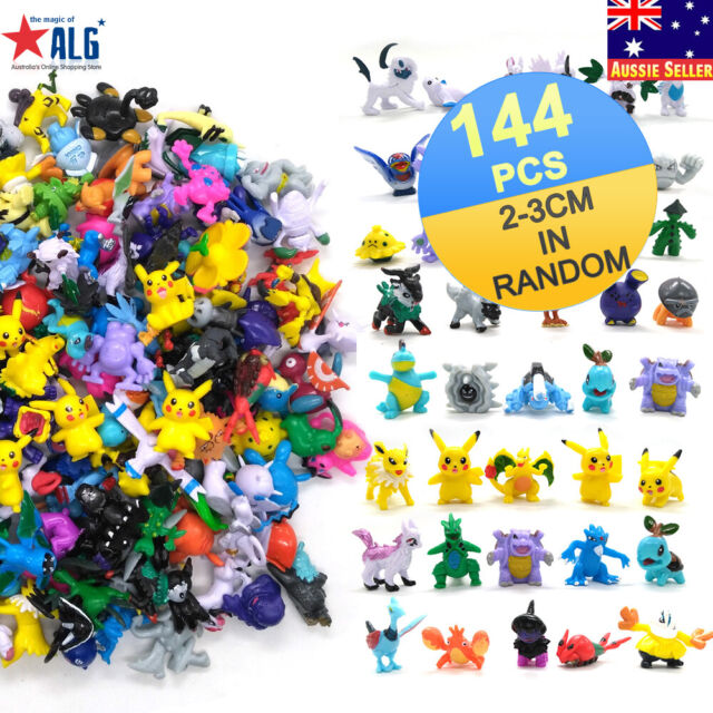 144pcs Figures Toys Mini Pikachu Mixed Gift Toys 2-3cm Random