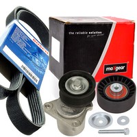 Bosch 6PK2285 Keilrippenriemen-Satz + Spanner FüR Ford Transit 2.3