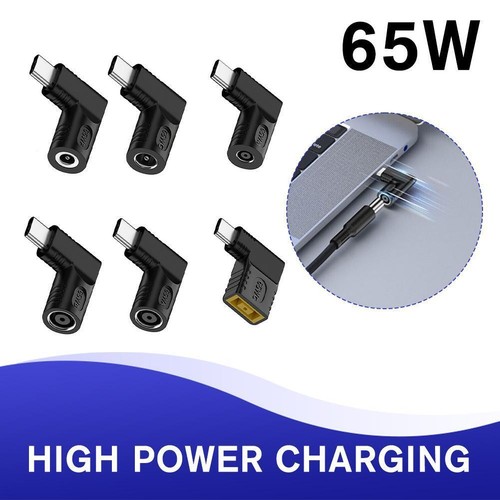 65W Laptop Charger Converter USB Type C PD Power Charging Adapter `~ Cable FAST