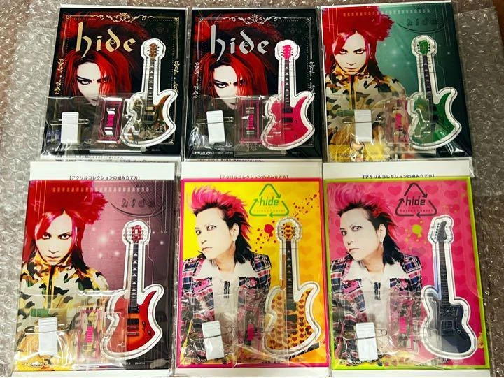 X Japan Hide Guitar Acrylic Collection All Types Complete | eBay
