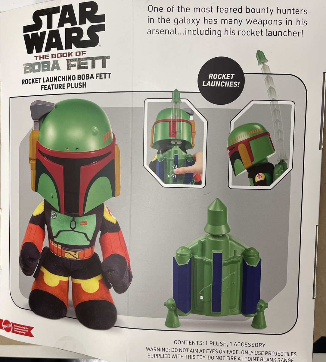 Star Wars - The Book of Boba Fett Rocket Launching Plush