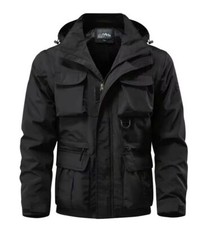 2025 Cappotto Giacca Uomo Antivento Impermeabile Esca Pesca Caccia Tiro --