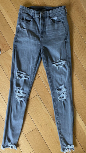 Jegging American Eagle Super Stretch High Rise - Taille 0, Couleur Vert Olive, Neuf Sans étiquette