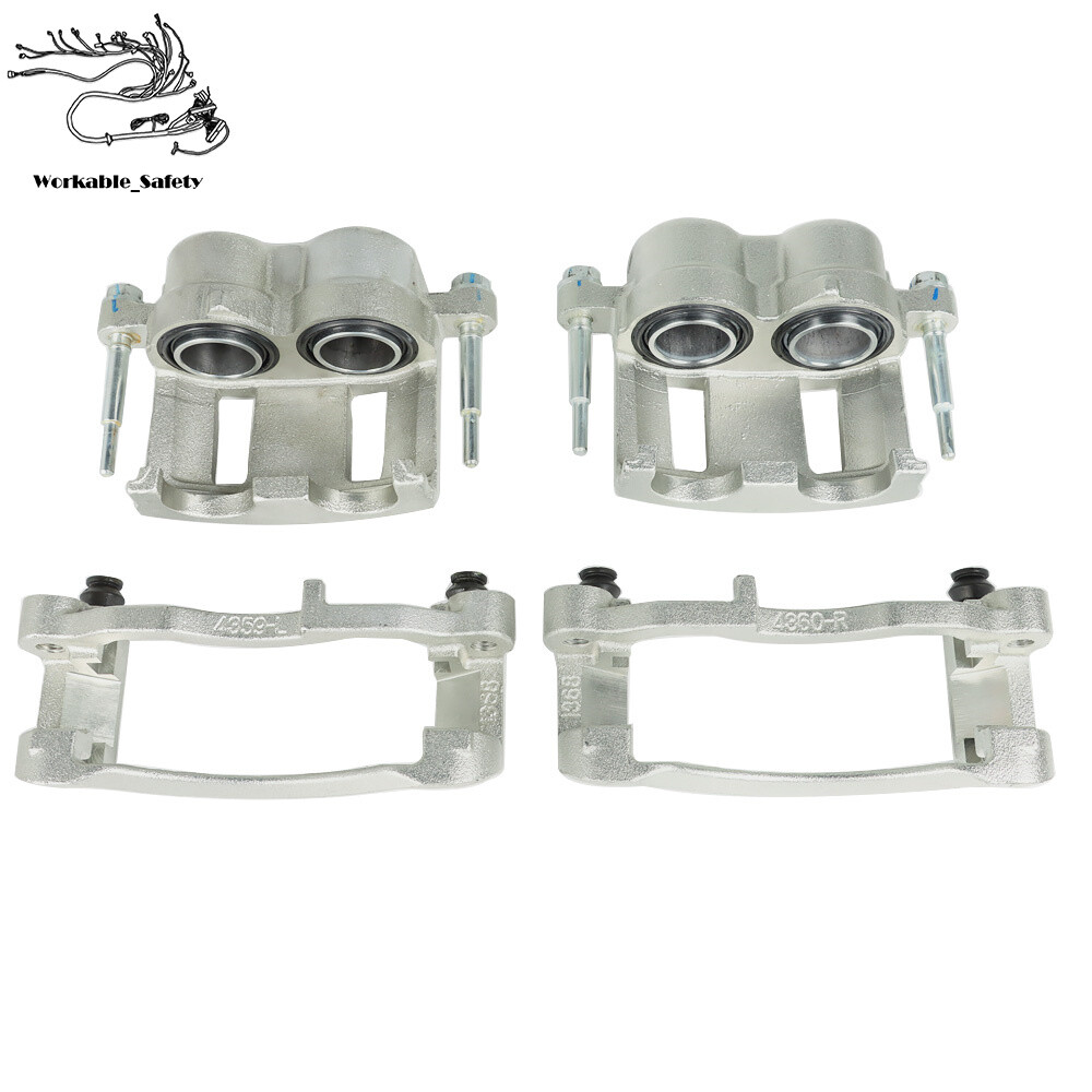 2PCS Front Brake Caliper For 1998-2004 Chevrolet Blazer S10 GMC Jimmy Sonoma 4WD