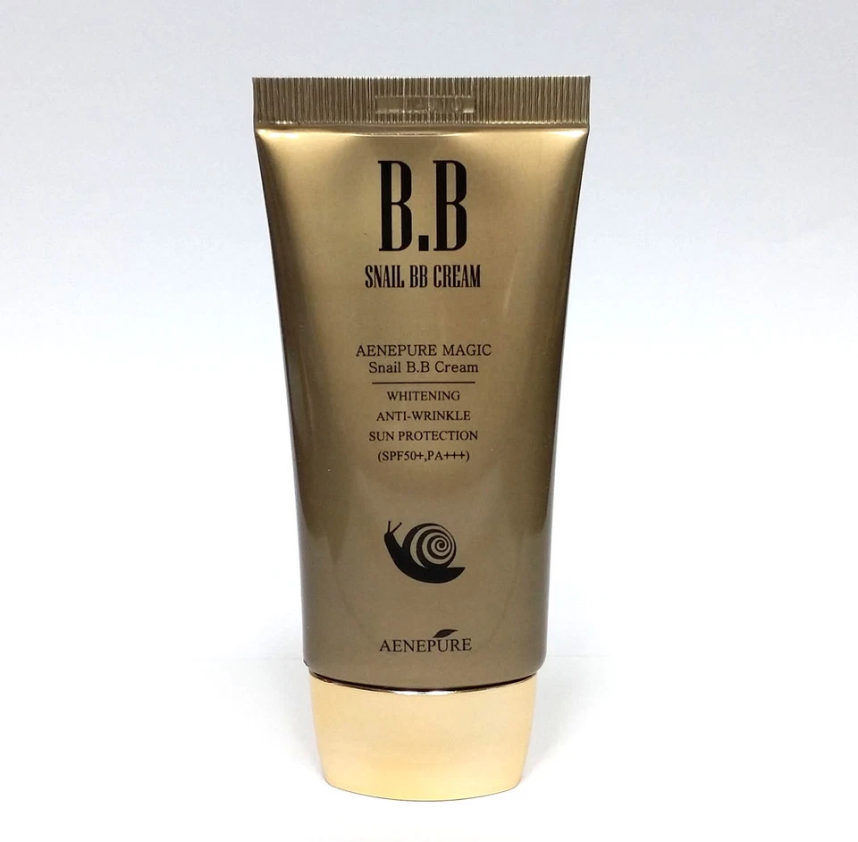 Aenepure/Snail BB cream SPF50+PA +++/Whitening,Anti-Wrinkle,Sun protection/KOREA - Image 3 of 3