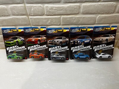 Hot Wheels Fast and Furious Complete Set 5/5 Brian O Conner #5/5 2024 NEW