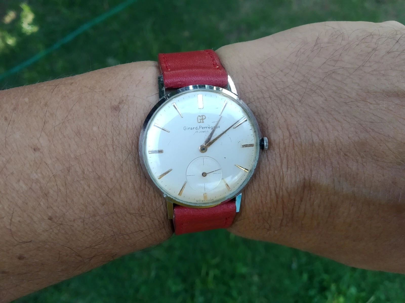 Girard Perregaux — GIRARD PERREGAUX 03 SUB SECOND HAND WIND SERVICED ORIGINAL CASE high grade MOVT
