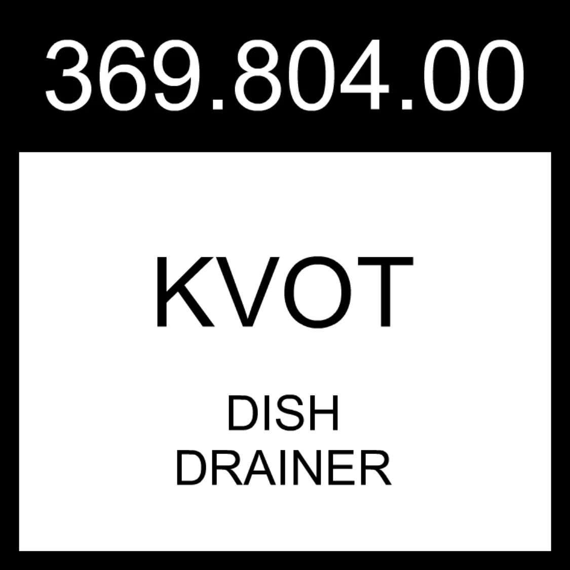 IKEA KVOT Dish Drainer Galvanized 369.804.00