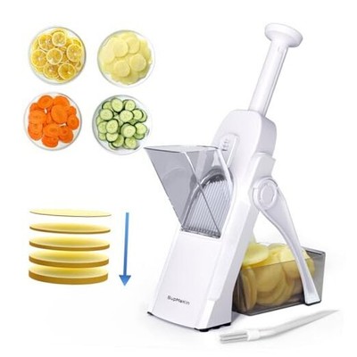  Safe Mandoline Slicer for Kitchen, Potato Slicer for Chips, Vegetable & Food 