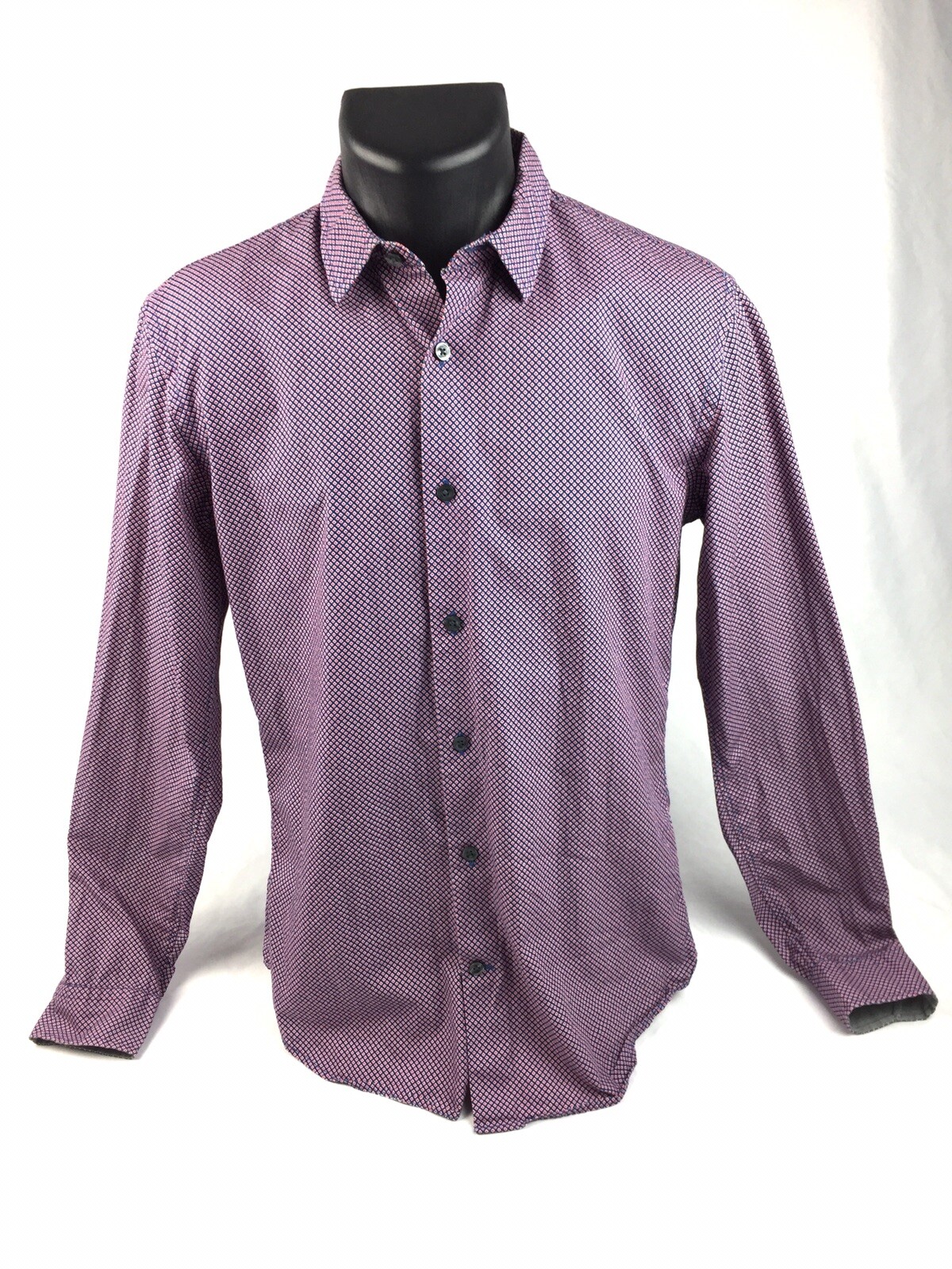 Vince Mens Size Small Button Down Patterned Dress… - image 1