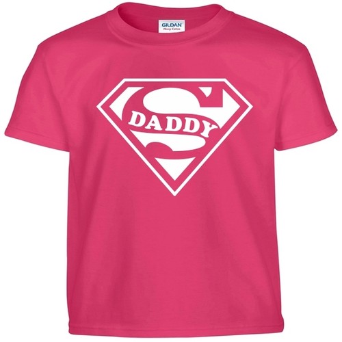 SUPER DADDY T Shirt Dad Husband Fathers Day Birthday Christmas Gift Tee Shirt - Picture 10 of 16