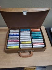 Vintage 30 Cassette Tape LOT Full Case See Pics For Titles  5