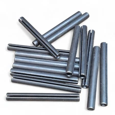(15 qty) Roll Pin 5/16” Dia. x 3” Long Split Steel Spring Pins Black