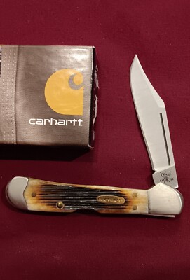 Carhartt Case XX Dark Molasses Bone Mini Copperlock 61749L SS | eBay