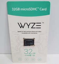 Wyze Expandable Storage 32GB MicroSDHC Card Class 10, Black - ORIGINAL  NEW 