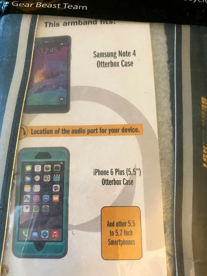 Gear Beast Gear Wallet Sport Armband Case Pouch -New - Image 2 of 3