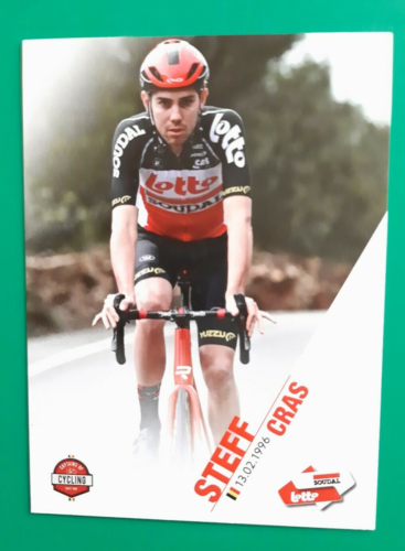 CYCLISME carte cycliste STEFF CRAS équipe LOTTO SOUDAL 2021 - Foto 1 di 2
