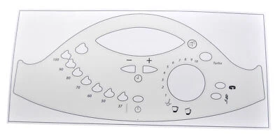 Sticker Aufkleber Frontblende Bedienfeld geeignet Thermomix TM 31 TM31