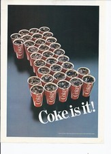 1983 Coca Cola Soda Print Ad Vintage 8.5" x 11"