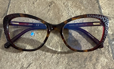 Diane Von Furstenburg DVF 5123 640 Brown Flex Eyeglass Frame 52-17-135-40mm G19