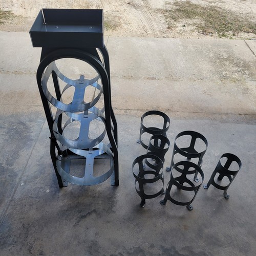 Refrigerant Racks, Oxygen, Acetylene and Nitrogen, Refrigerant tank holder
