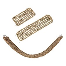 Parrot Climbing Rope Ladder Durable with 4 Hooks for Budgie Finches Parakeet