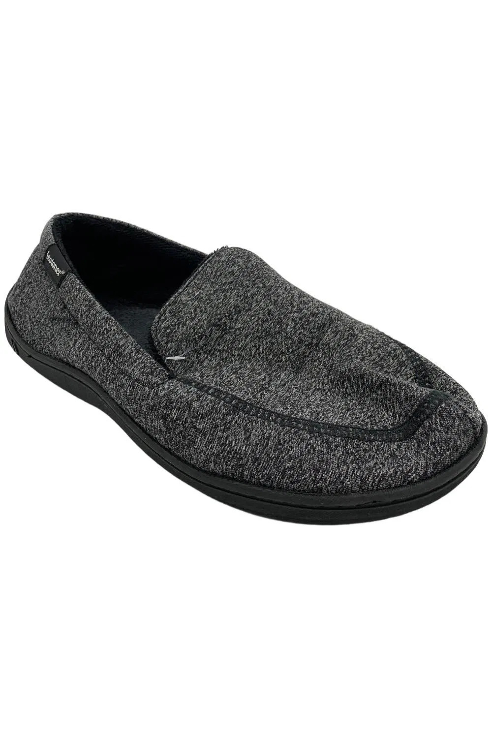Isotoner Mens Sport Ethan Moccasin Slippers Gray 5890₽
