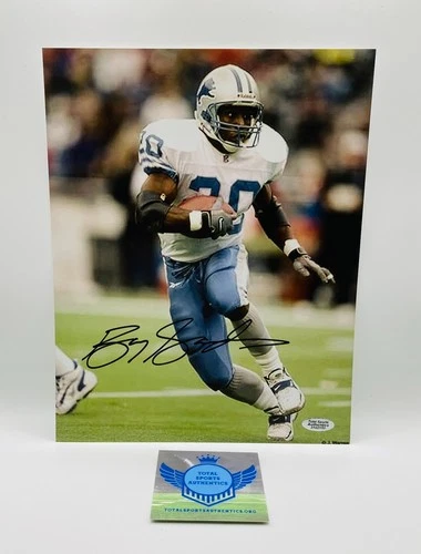 Barry Sanders Signed 8x10 Photo With COA (3102151) (Lions)