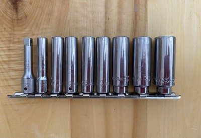 Mac Tools 8-piece Deep 1/4  Drive Socket Set
